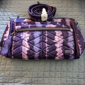Lug Stretch Crossbody Bag - Shibori Purple NWOT